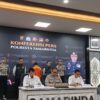 Konferensi Pers Polresta Samarinda Terkait Perkembangan Kasus Bom Molotov di FKIP Unmul