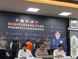 Konferensi Pers Polresta Samarinda Terkait Perkembangan Kasus Bom Molotov di FKIP Unmul