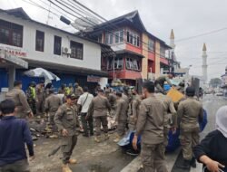 Persiapan Pembukaan Pasar Pagi, Satpol PP Pastikan Area Bebas dari PKL