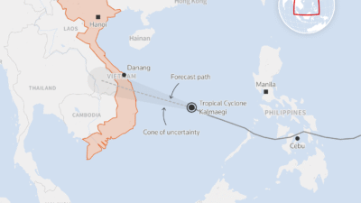 Topan Kalmaegi Renggut 193 Nyawa di Filipina dan Vietnam, Kini Mengancam Kamboja