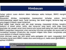 Cuaca Ekstrem Mengintai, BMKG Deteksi La Nina Lemah dan Potensi Badai Seperti Seroja