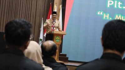 Plt Kadispora Kaltim Dorong Pembinaan Atlet Berbasis Ilmu Olahraga di Pelantikan PPKORI